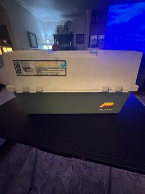 Plano Two-Tone Fishing Tackle Box - White & Green